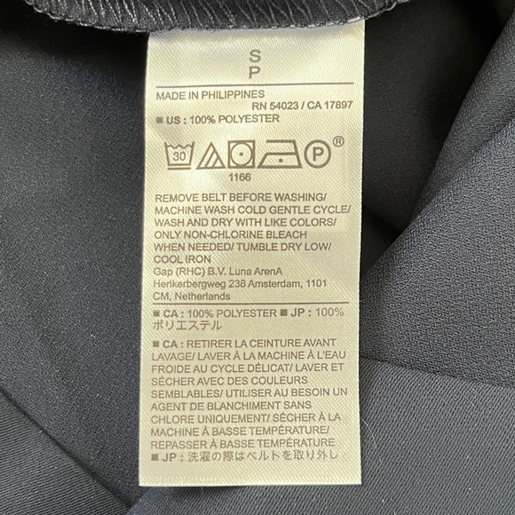 Banana Republic Navy Collared Mini Shift Dress NWT - Picture 5 of 5